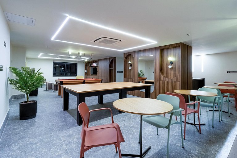 Moderno, novo e com uma vista especial