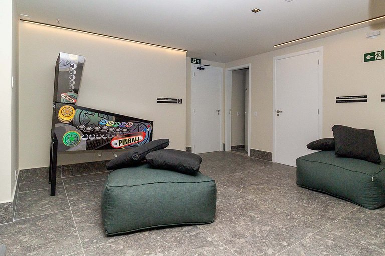 Moderno, novo e com uma vista especial