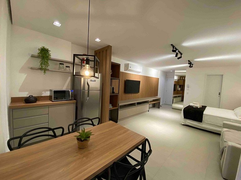 Apartamento Airbnb com garagem perto da Praia do Canto