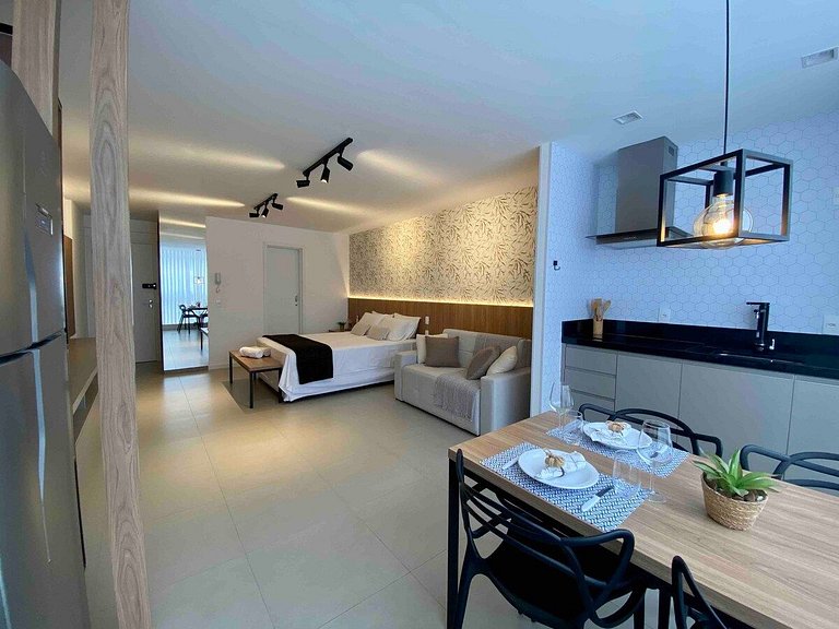 Apartamento Airbnb com garagem perto da Praia do Canto