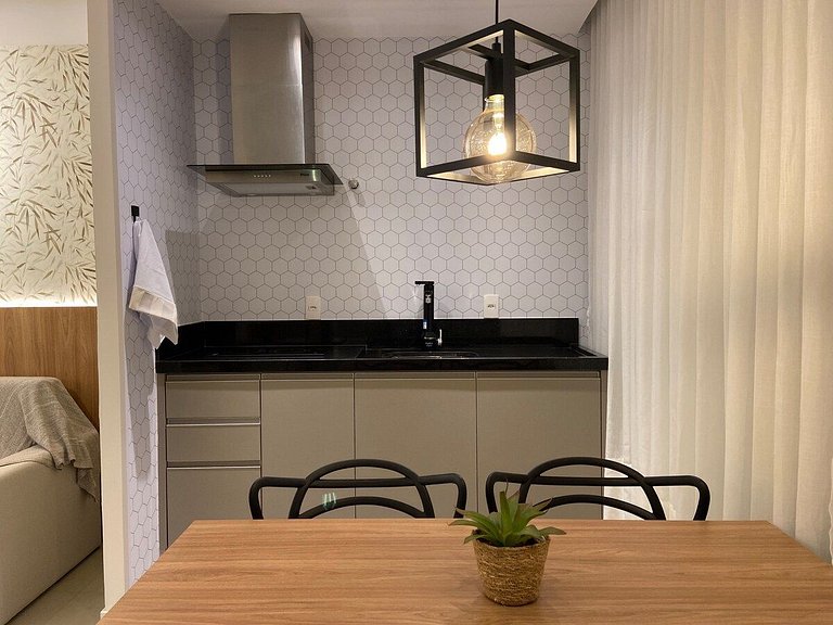 Apartamento Airbnb com garagem perto da Praia do Canto