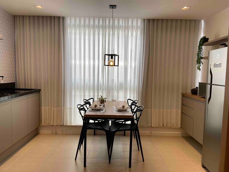 Apartamento Airbnb com garagem perto da Praia do Canto