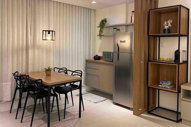 Apartamento Airbnb com garagem perto da Praia do Canto