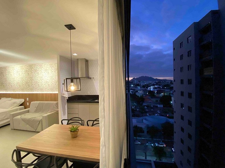 Apartamento Airbnb com garagem perto da Praia do Canto