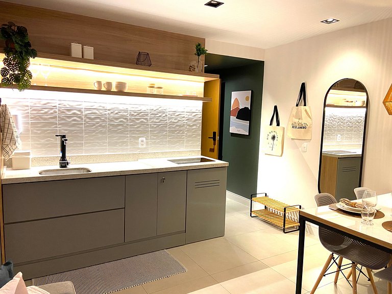 Studio novinho para se hospedar no Rio de Janeiro