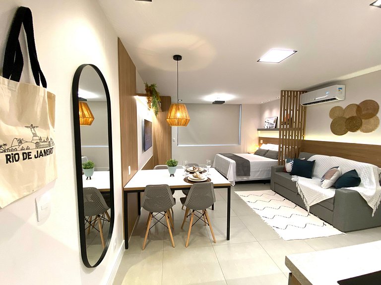 Studio novinho para se hospedar no Rio de Janeiro