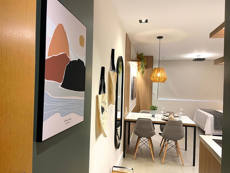 Studio novinho para se hospedar no Rio de Janeiro
