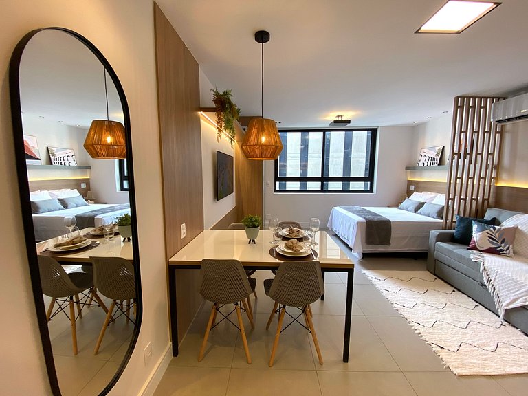 Studio novinho para se hospedar no Rio de Janeiro