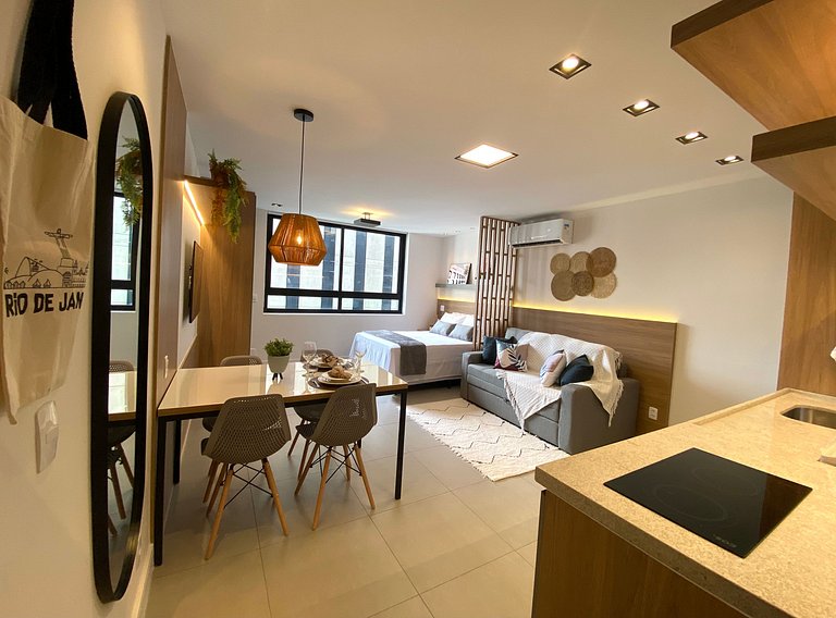 Studio novinho para se hospedar no Rio de Janeiro