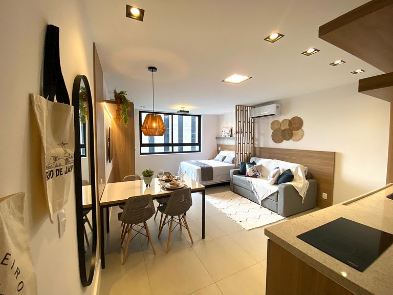 Studio novinho para se hospedar no Rio de Janeiro