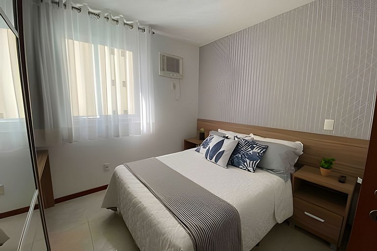 Apartamento Airbnb com garagem perto da Praia do Canto