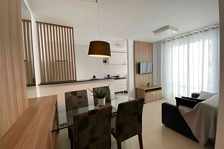 Apartamento Airbnb com garagem perto da Praia do Canto