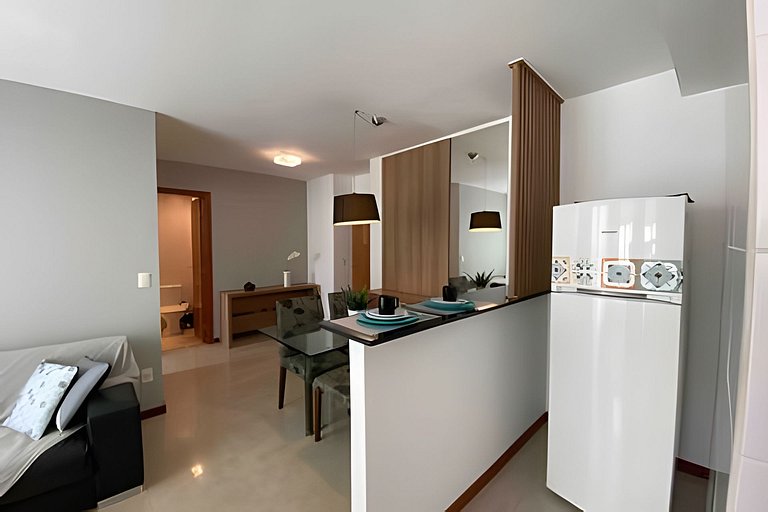 Apartamento Airbnb com garagem perto da Praia do Canto