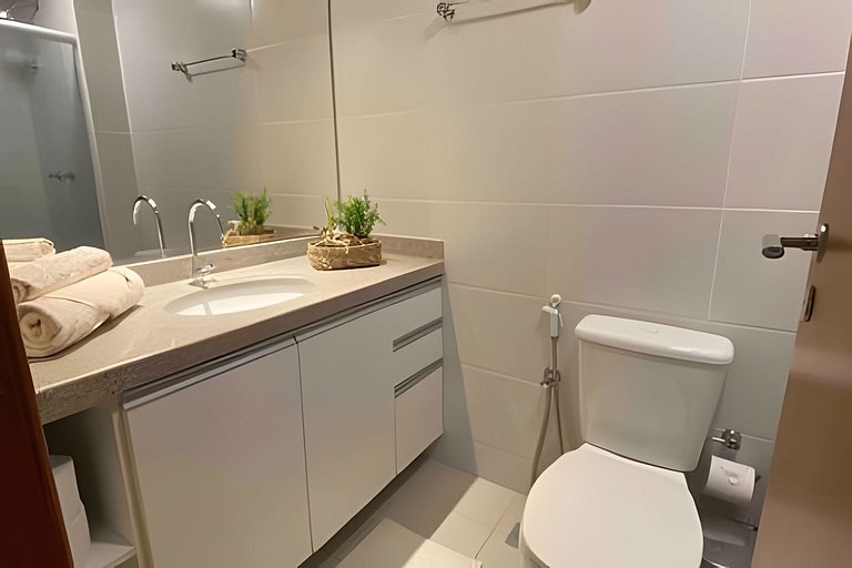 Apartamento Airbnb com garagem perto da Praia do Canto