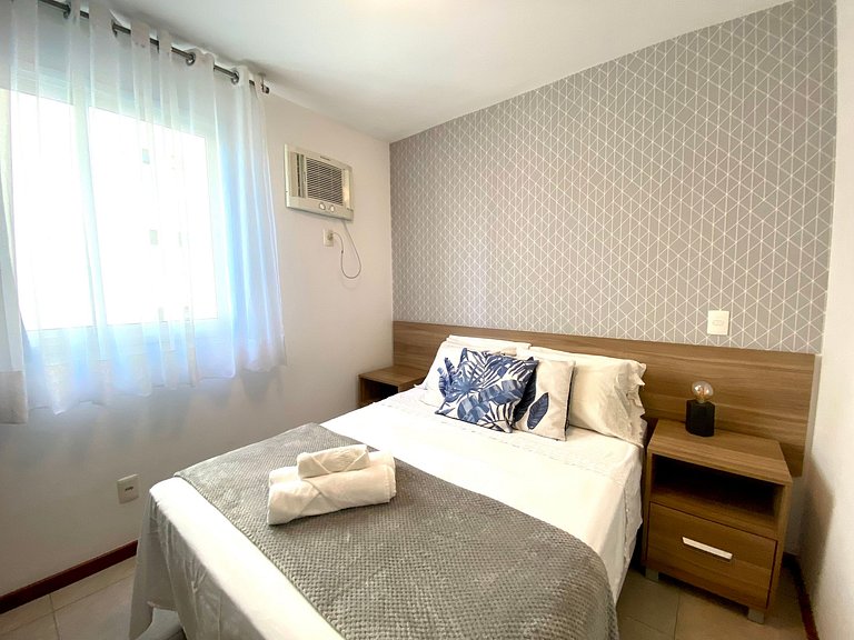 Apartamento Airbnb com garagem perto da Praia do Canto