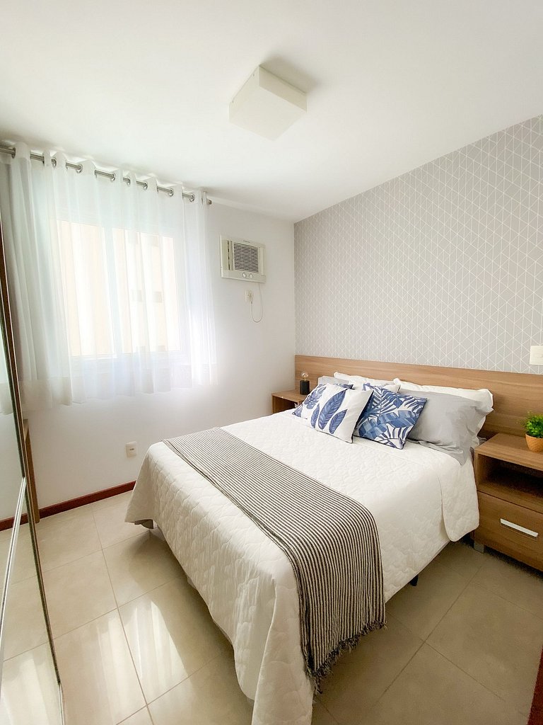 Apartamento Airbnb com garagem perto da Praia do Canto