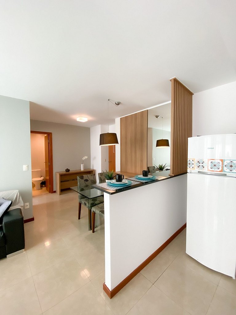 Apartamento Airbnb com garagem perto da Praia do Canto