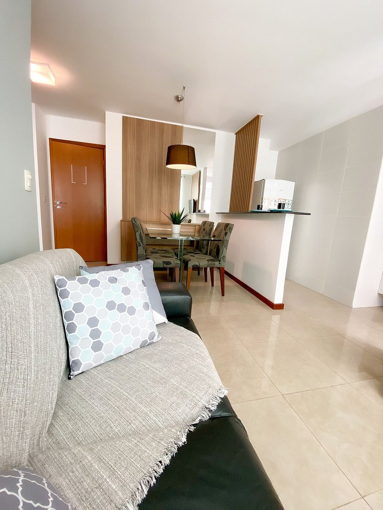 Apartamento Airbnb com garagem perto da Praia do Canto