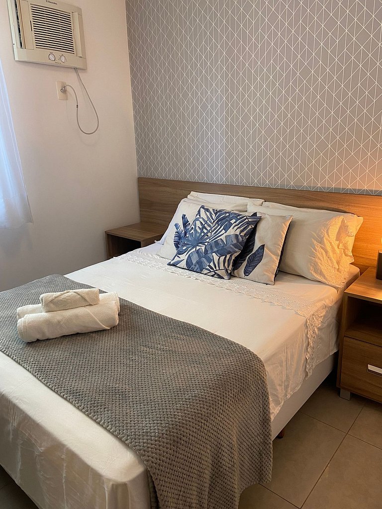 Apartamento Airbnb com garagem perto da Praia do Canto