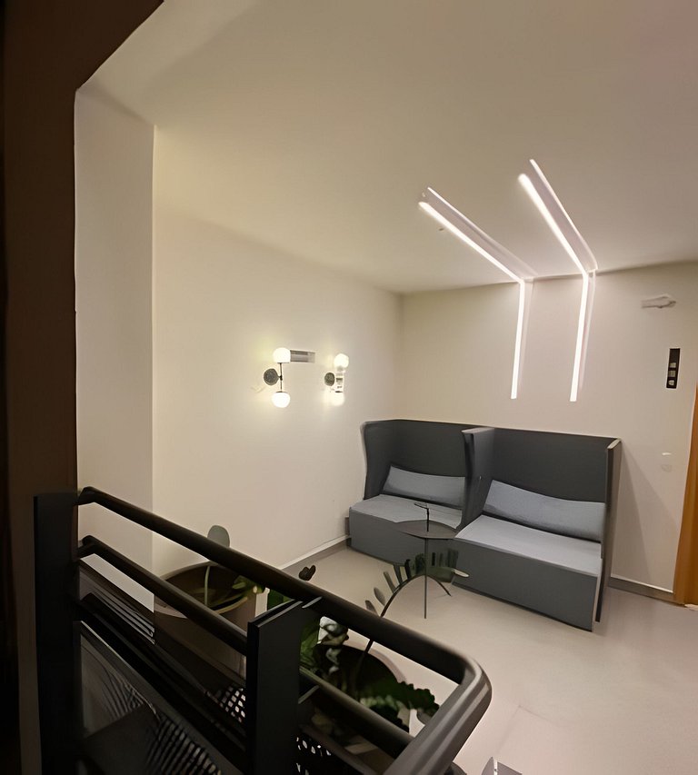 Moderno, novo e com uma vista especial