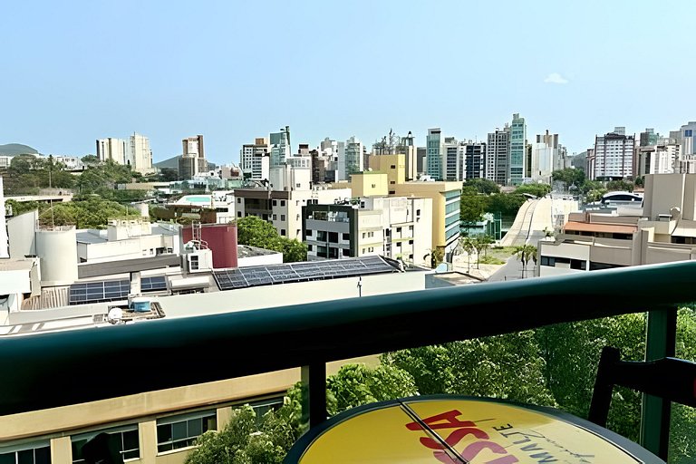 Na beira da praia com piscina na cobertura