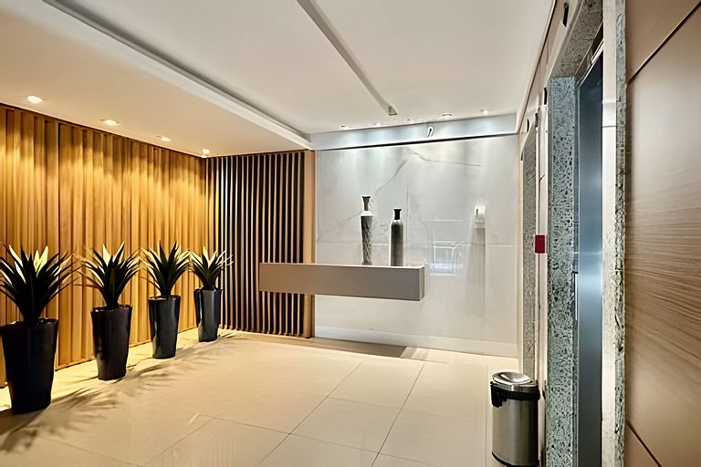 3 quartos, 100% climatizado e com vista linda
