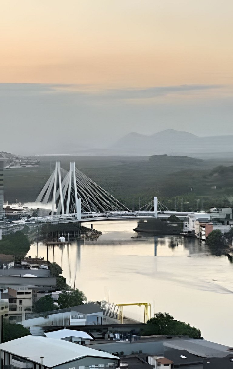 3 quartos, 100% climatizado e com vista linda