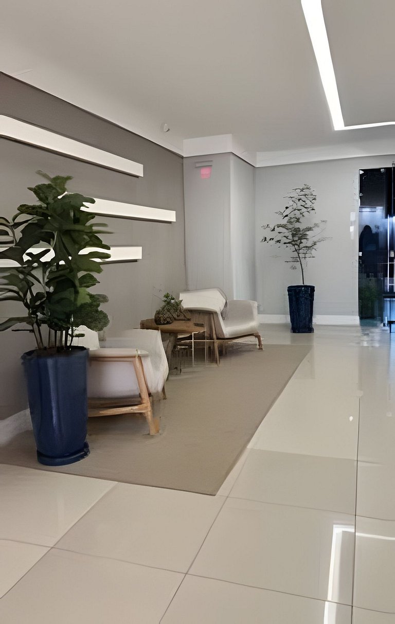 3 quartos, 100% climatizado e com vista linda