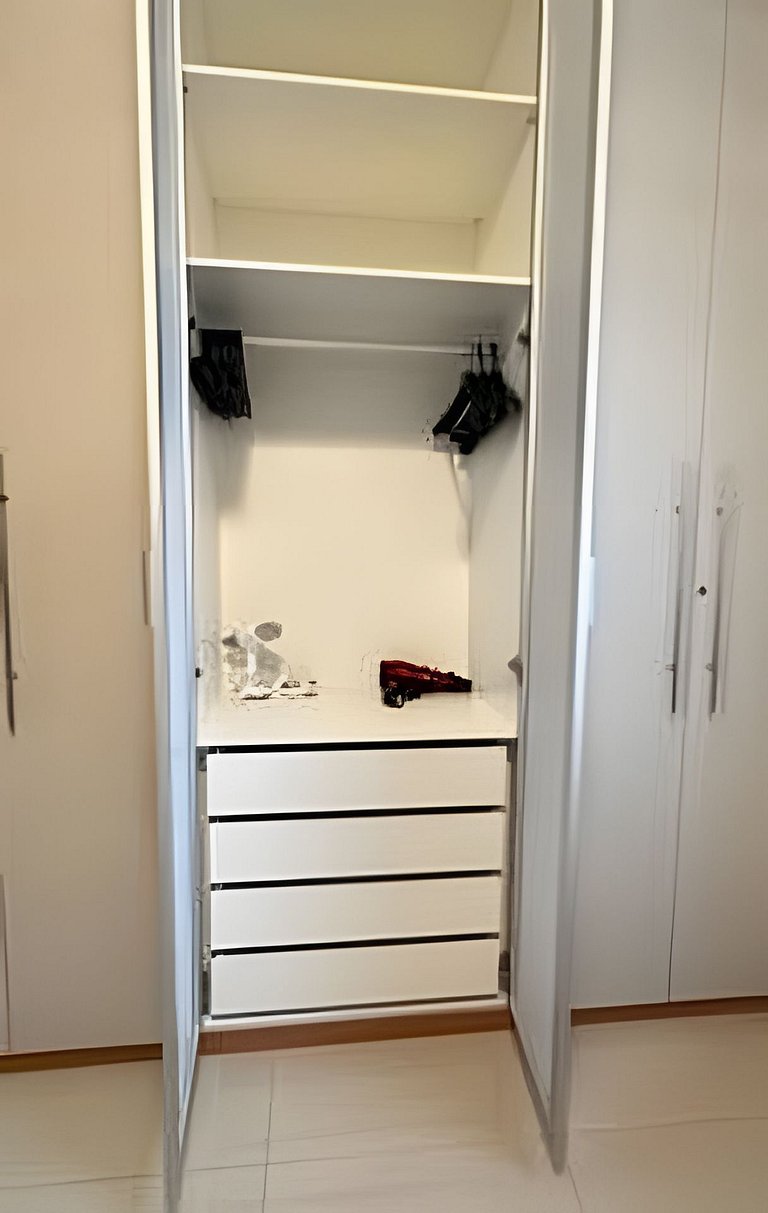 3 quartos, 100% climatizado e com vista linda